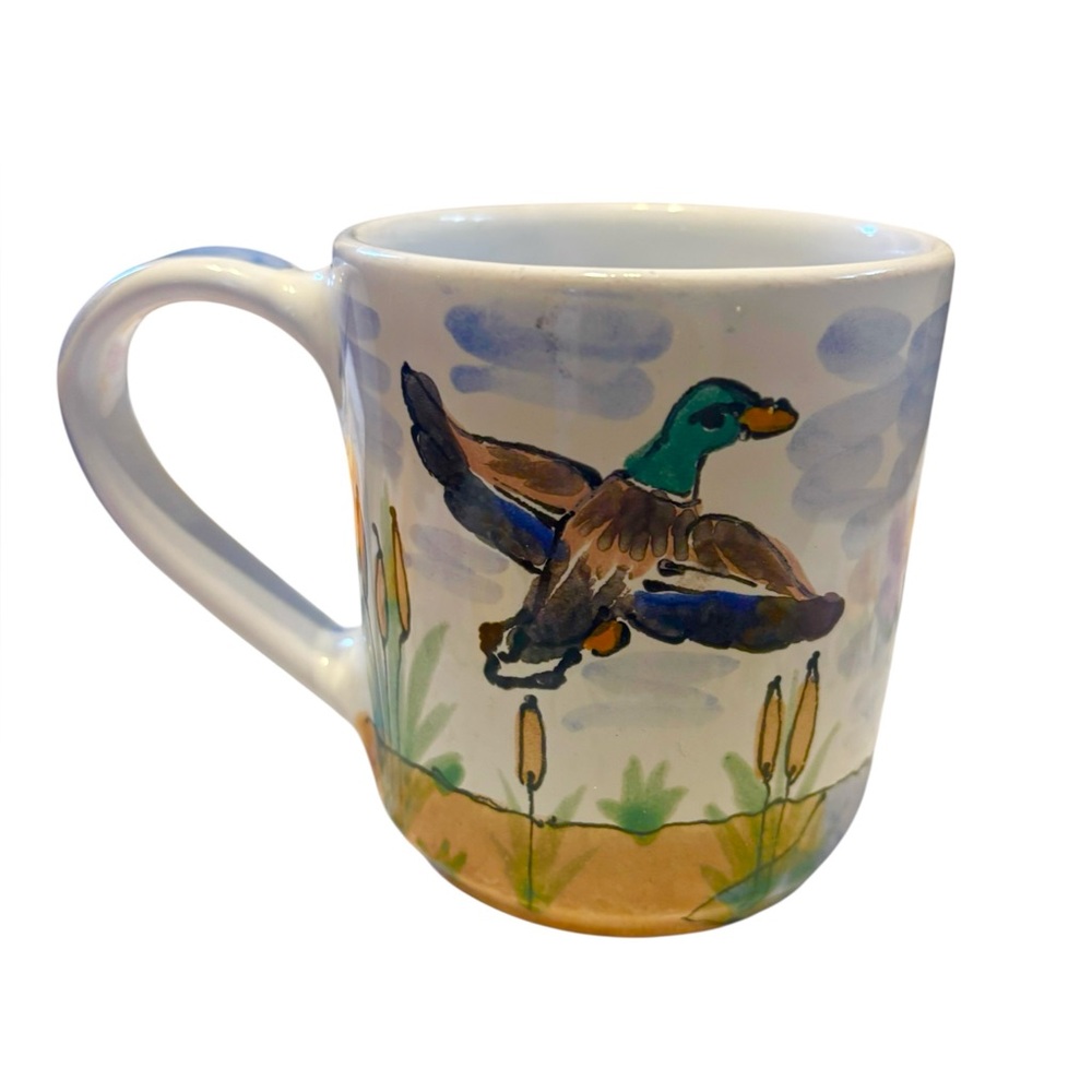 Mesa International Vintage Duck Design Ceramic Mug Handcrafted in Hungary